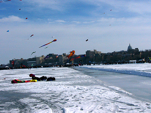 Madison from the ice