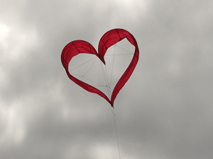 Heart kite
