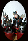 Donkey puppets