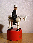 The Lone Ranger in black, side view