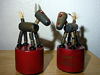 wood base Donkeys