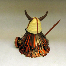 Quilled Viking Clan chief back view