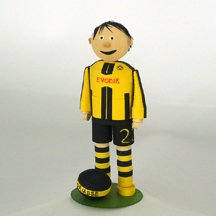 Quilled footballer