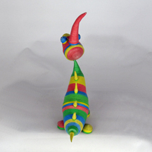 Quilled prehistoric creature back