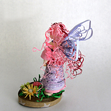 Charmayne's quilled fairy, back