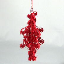 quilled Christmas ornament