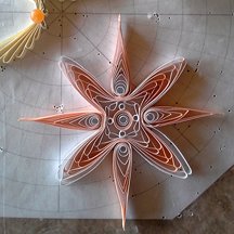 comb quilled ornament