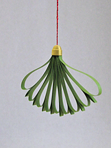 quilled loop ornament