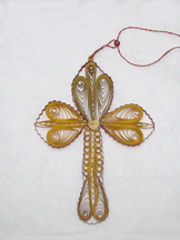 quilled cross