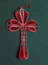 quilled cross