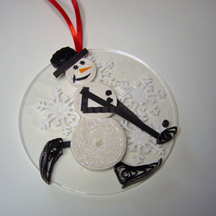 acrylic ornament snowman