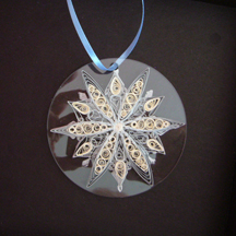 acrylic ornament snowflake 