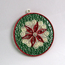 quilled tree ornament