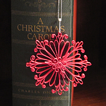 Quilled Christmas tree ornament