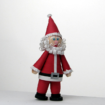 Quilled Santa Claus