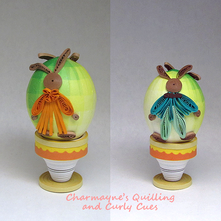 Quilled Paper Easter Eggs