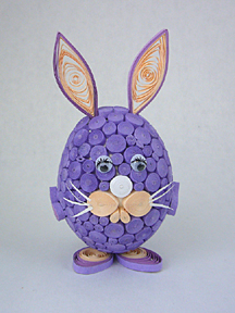 My purple Easter Egg Bunny