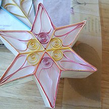 quilled star lantern