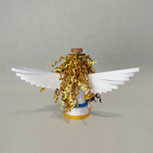 3-d angel back view