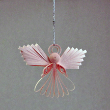 Quilled angel front