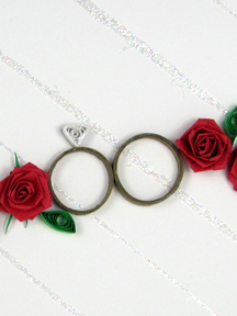 quilled wedding rings