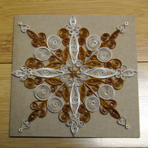 quilled Mandala card