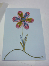 quilled flower card 4