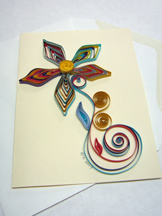 quilled flower card 3