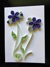 quilled card cone center