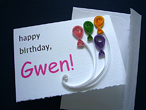 Gwen's card