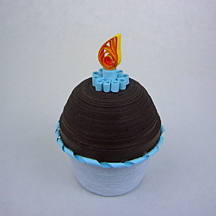 Diane's birthday cupcake