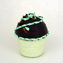 chocolate mint cupcake