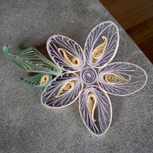 quilled flower