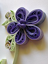 quilled flower