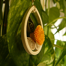 Quilled earrings