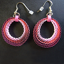 Favorite pink earrings. Worn all the time!