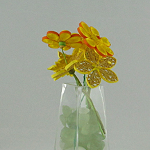 quilled yellow flowers