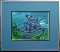 Quilled sea turtle