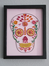 Quilled Sugar Skull