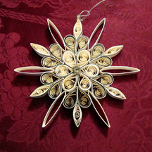 giant quilled snowflake for Arno