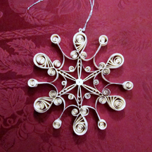 Anders' quilled snowflake set #1