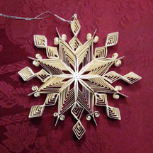 Anders' quilled snowflake set #4