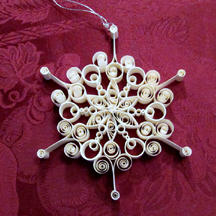 Anders' quilled snowflake set #5