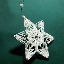 quilled classic snowflake