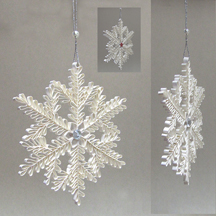quilled lacy snowflake