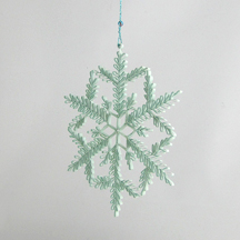quilled comb snowflake