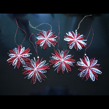 "candy cane" snowflakes